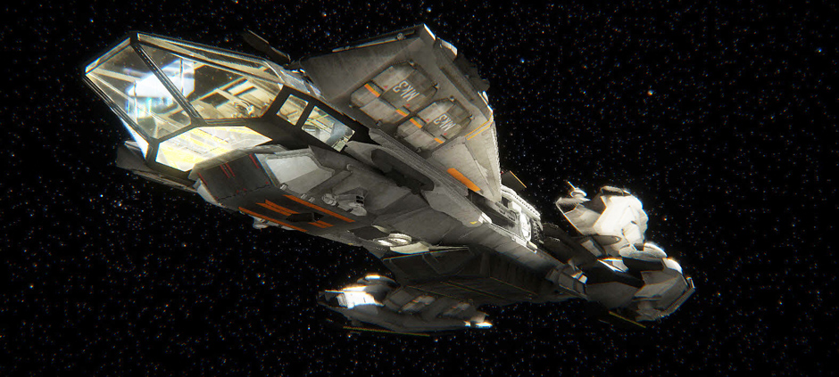 My Constellation spaceship. Click to see the ship commercial video.