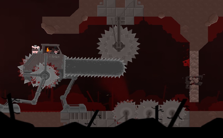 Pretty cool first boss level, with all the feels in the post-boss cutscene