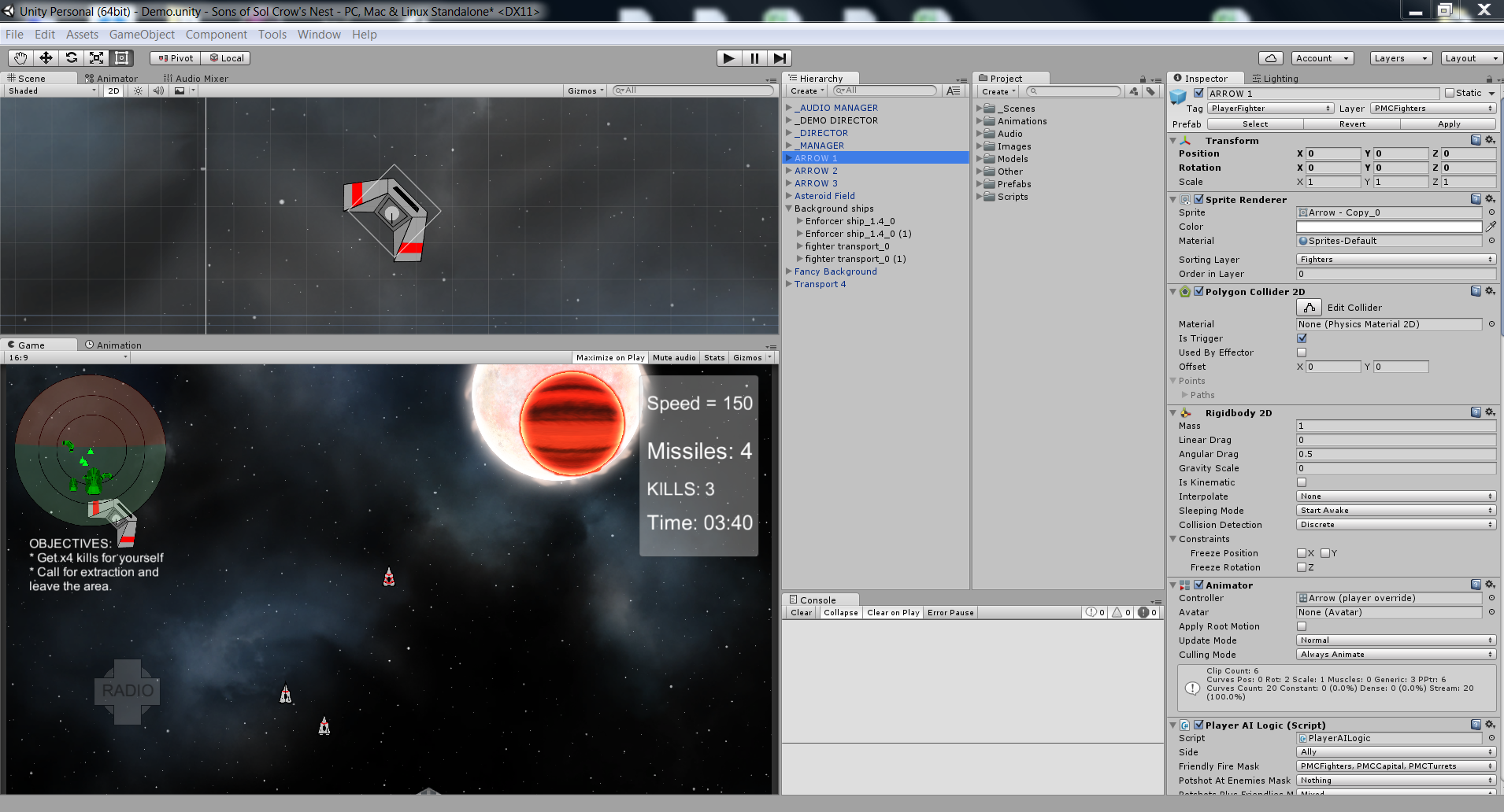 At work in Unity
