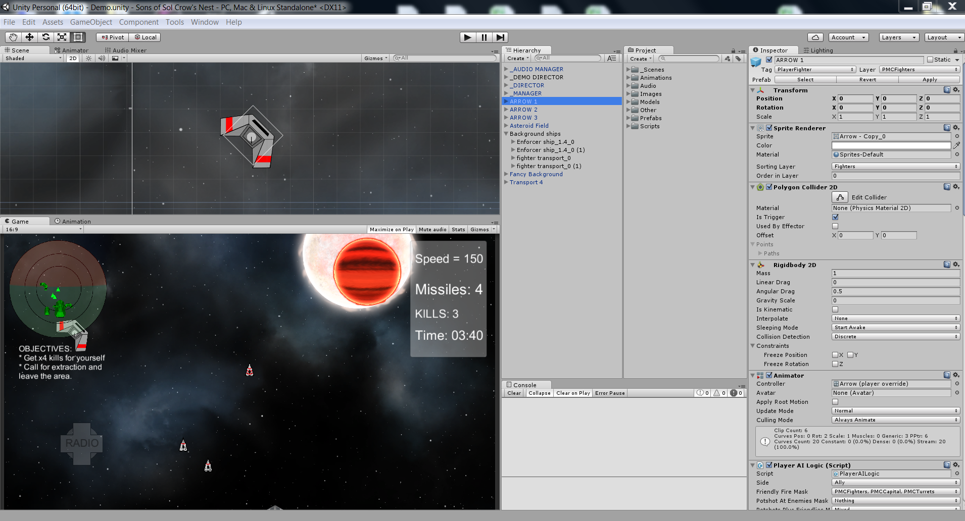  At work in Unity 