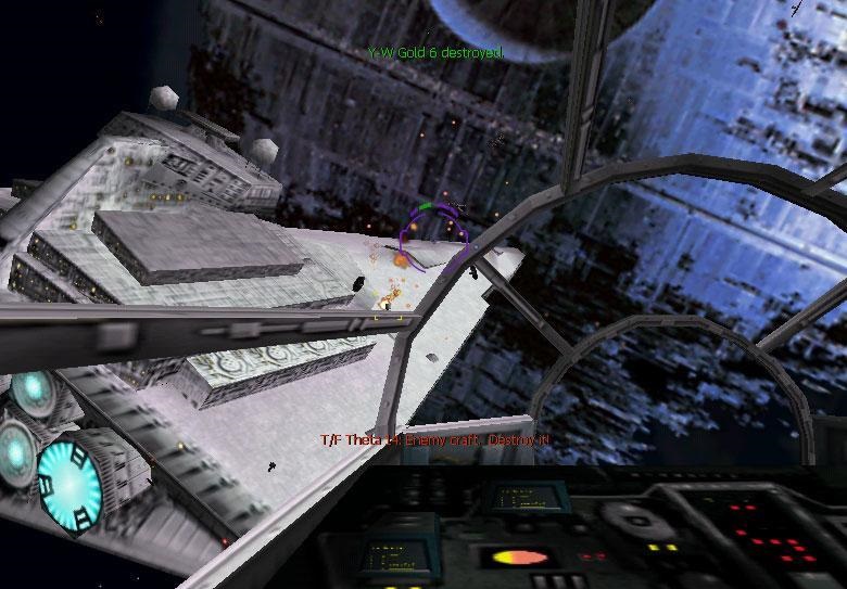  X-Wing Alliance (1999). Fly the  Millennium Falcon  against the second  Death Star ! 