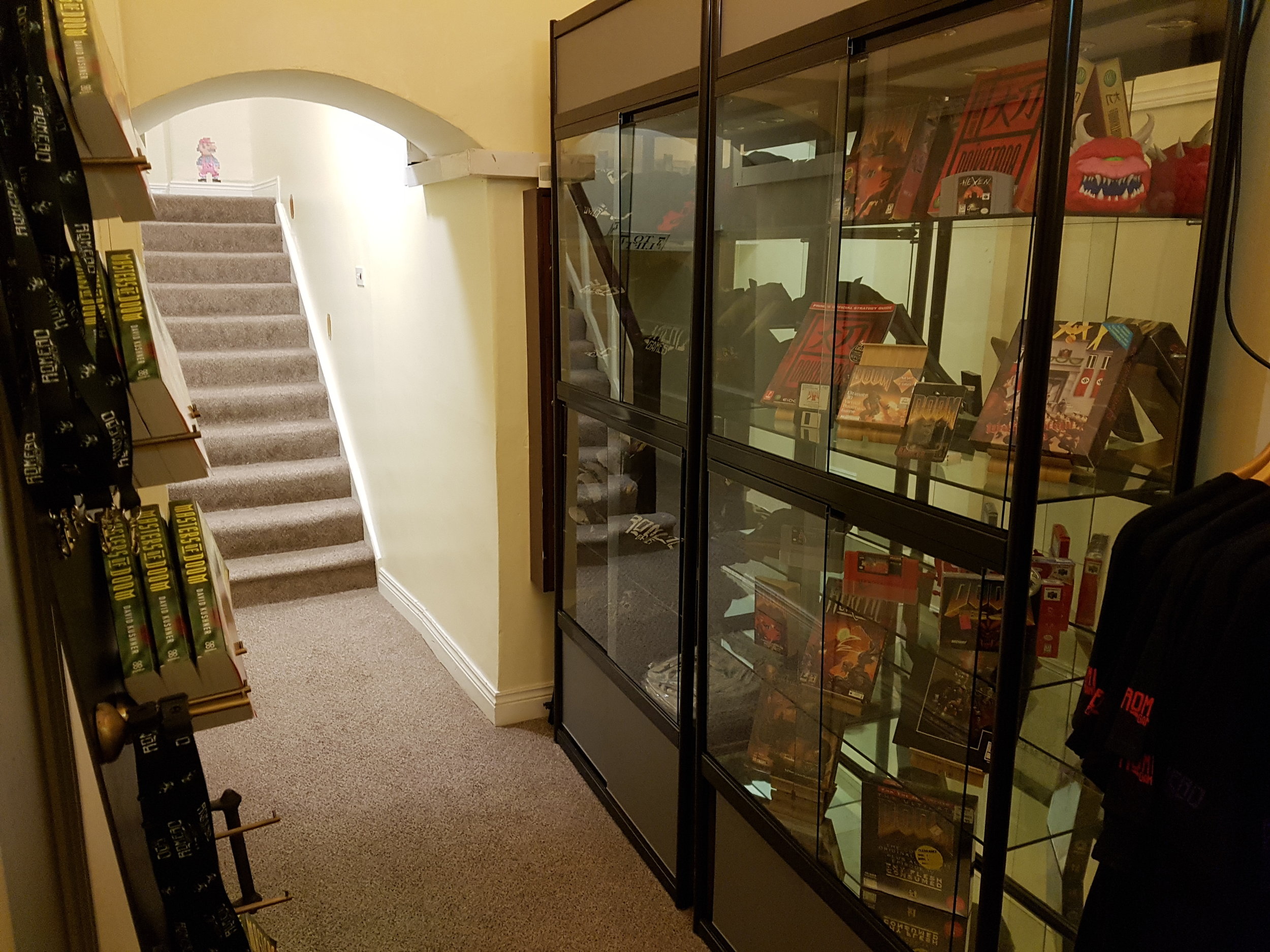 First thing you see when you enter Romero Games offices. Awesome.