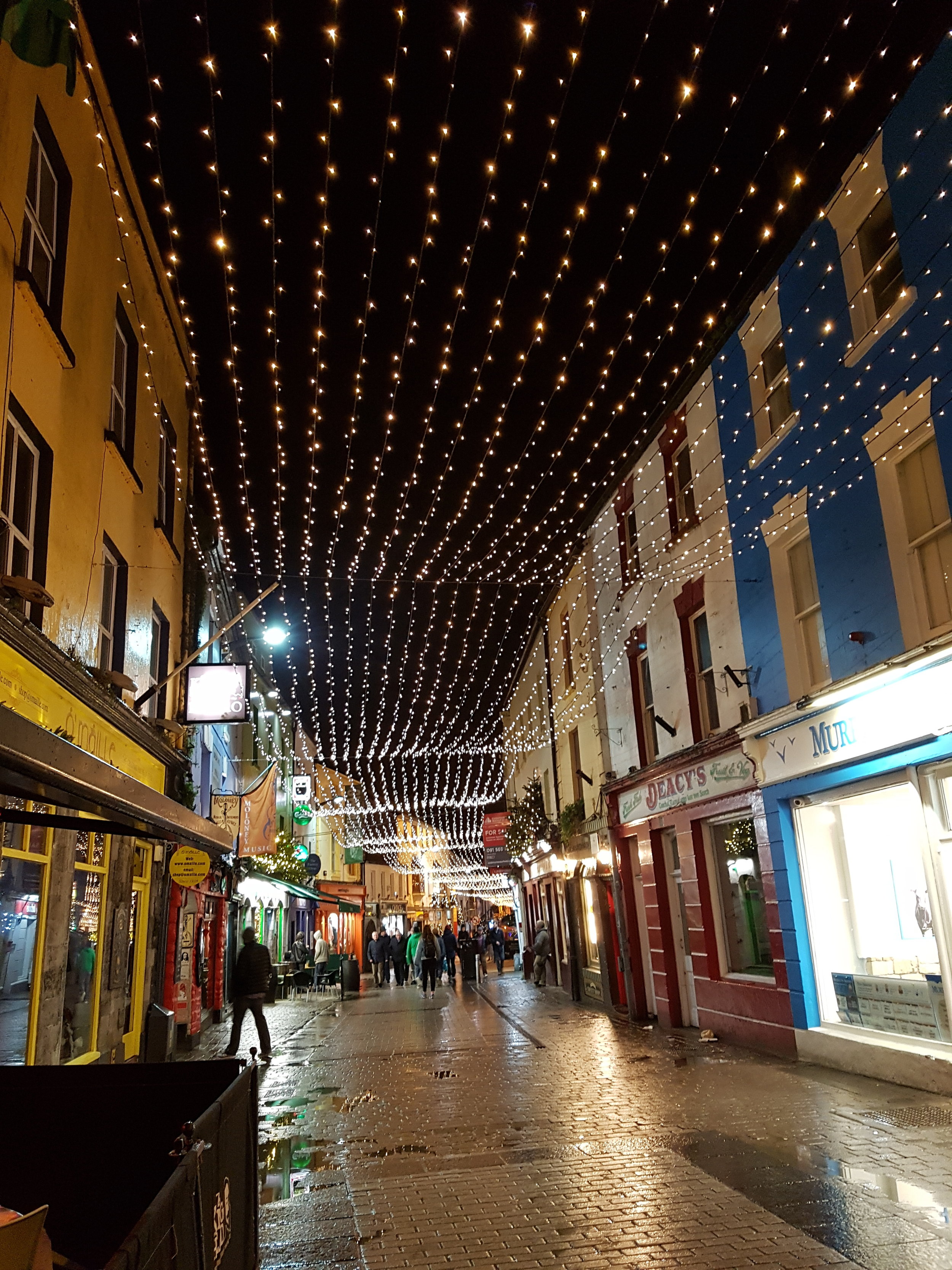 Galway at Christmas.