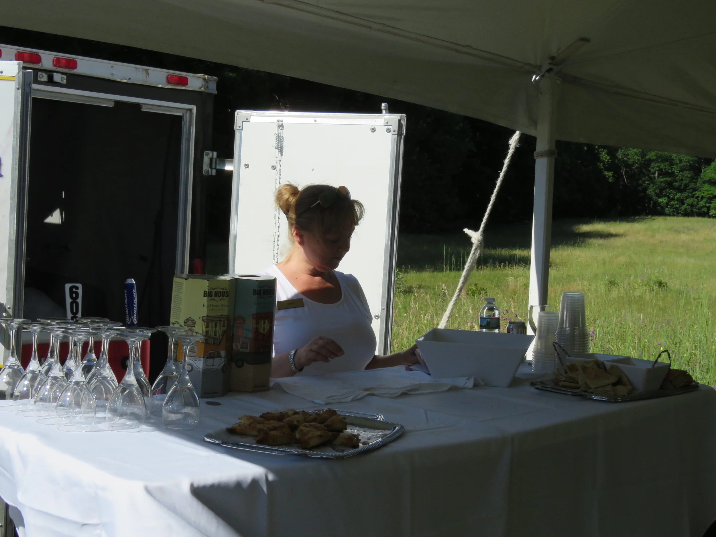 Appetizers await the attendees