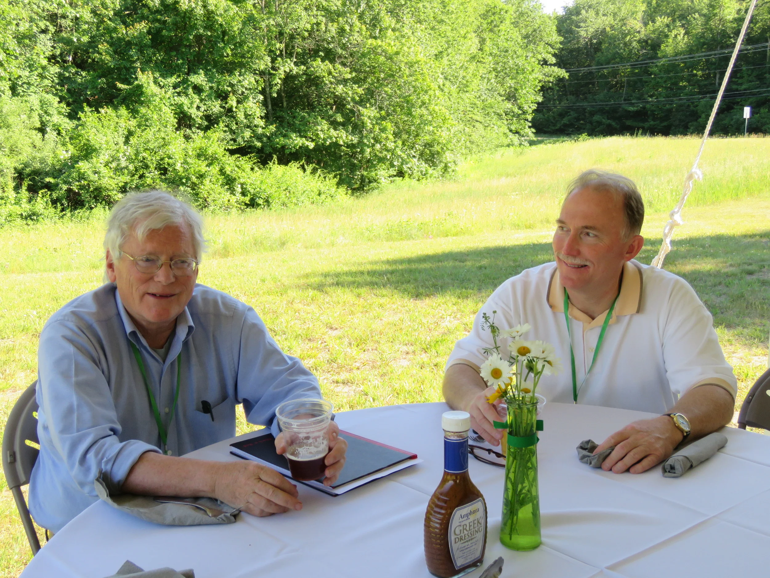 A little pre-dinner poetry cafe conversation