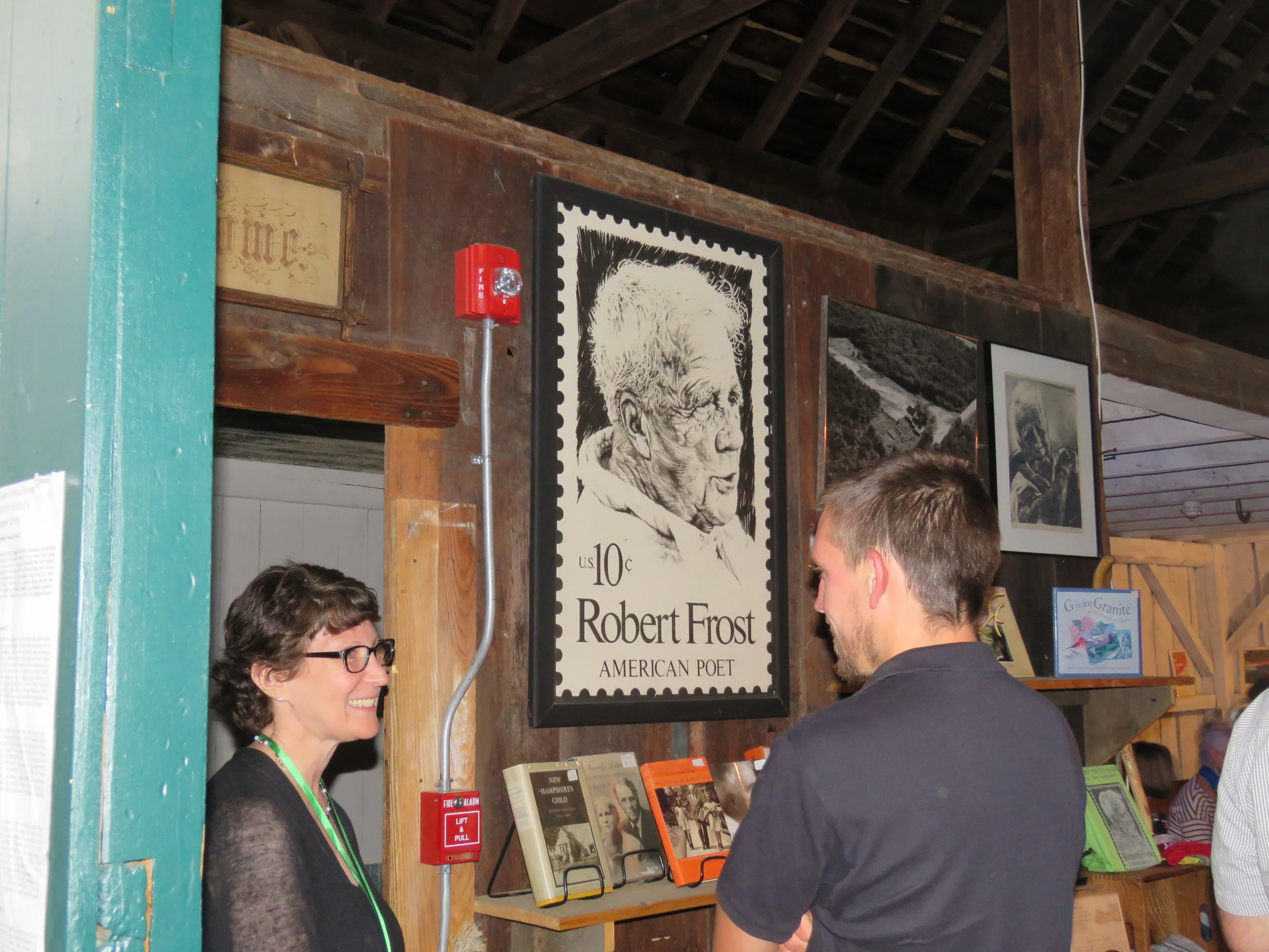 Chatting during the break