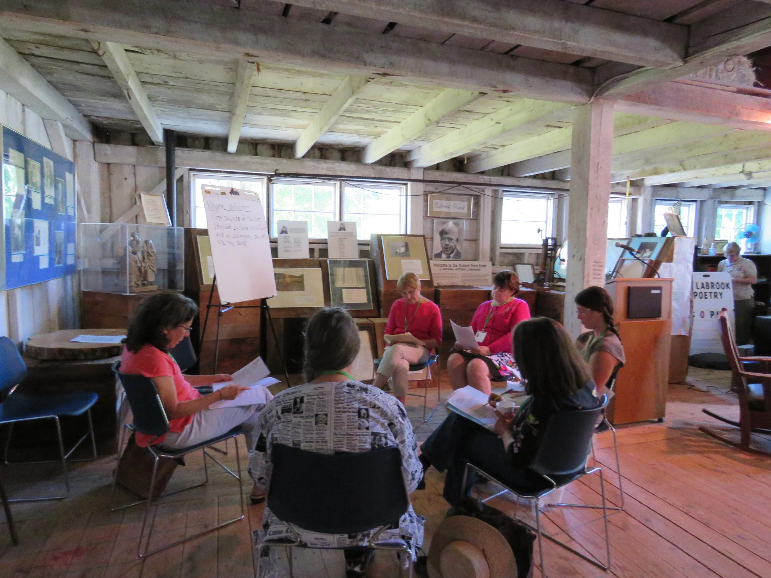 Learning about rhyme in the barn