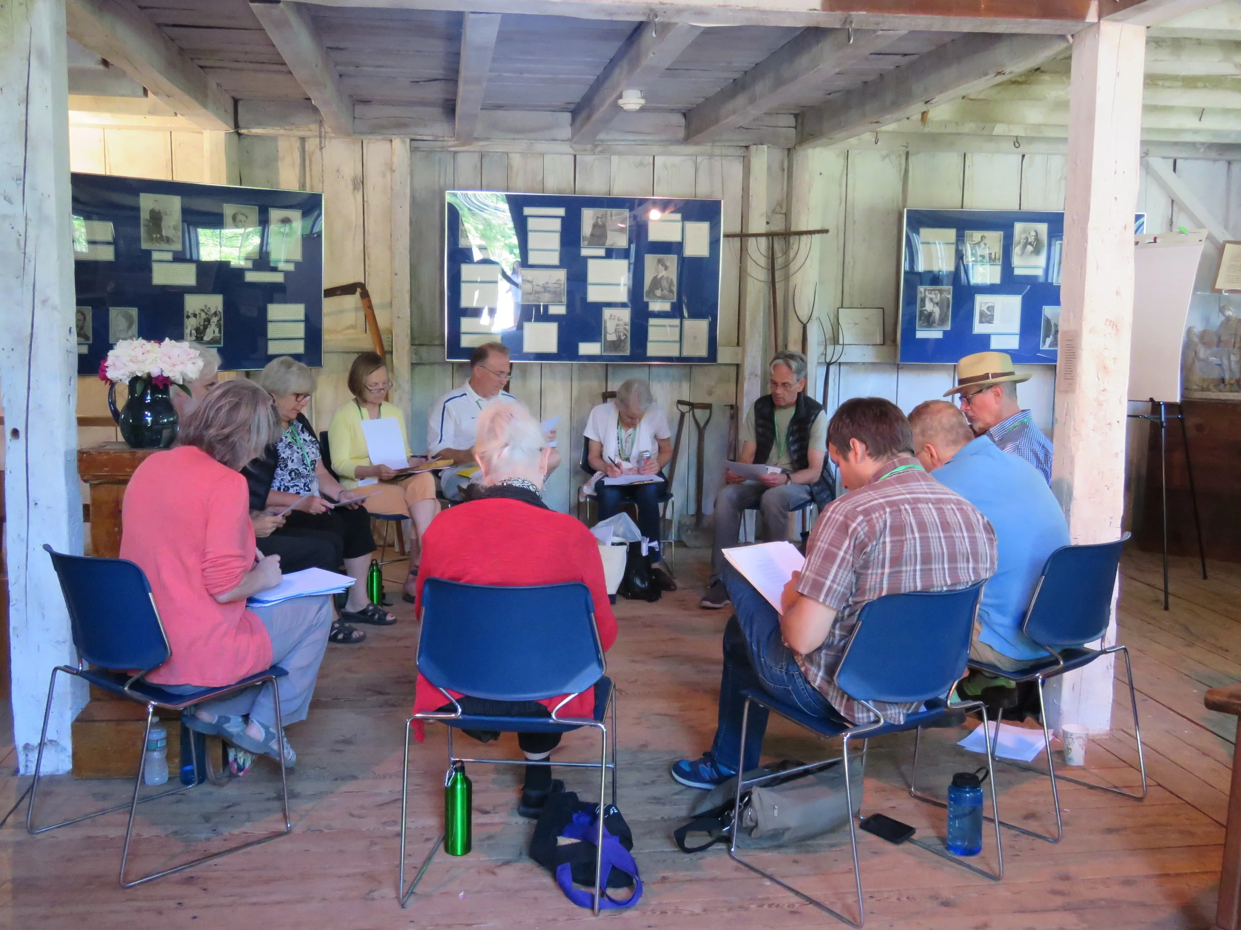 Tim Steele's master class moves to Robert Frost's barn