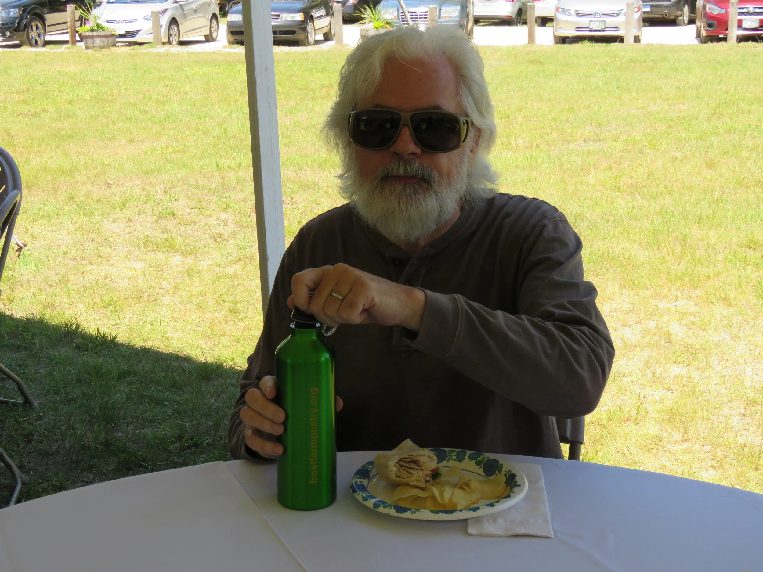 frostfarmpoetry.org water bottles came in handy