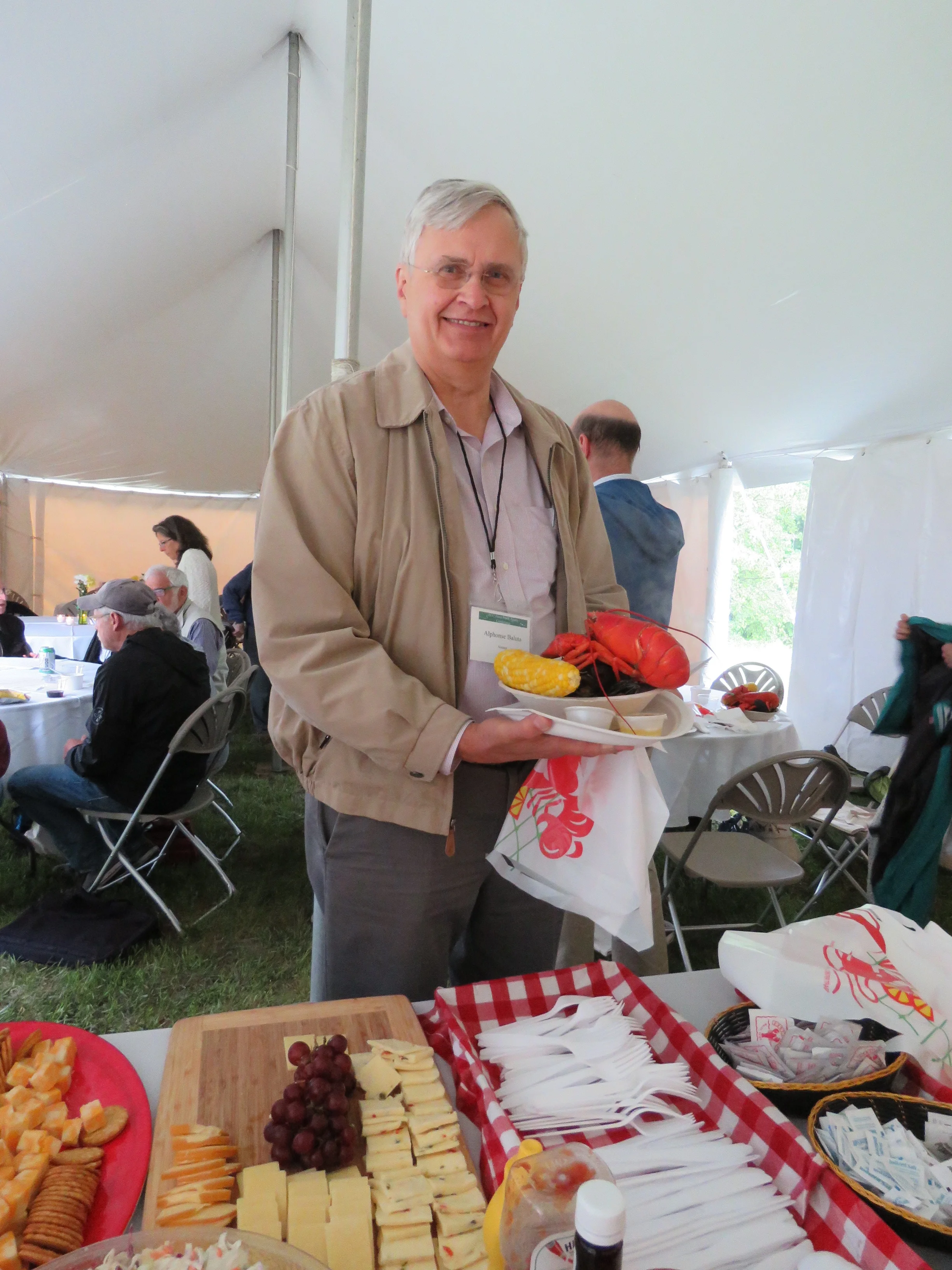 All Smiles at the Friday Night Opening Feast
