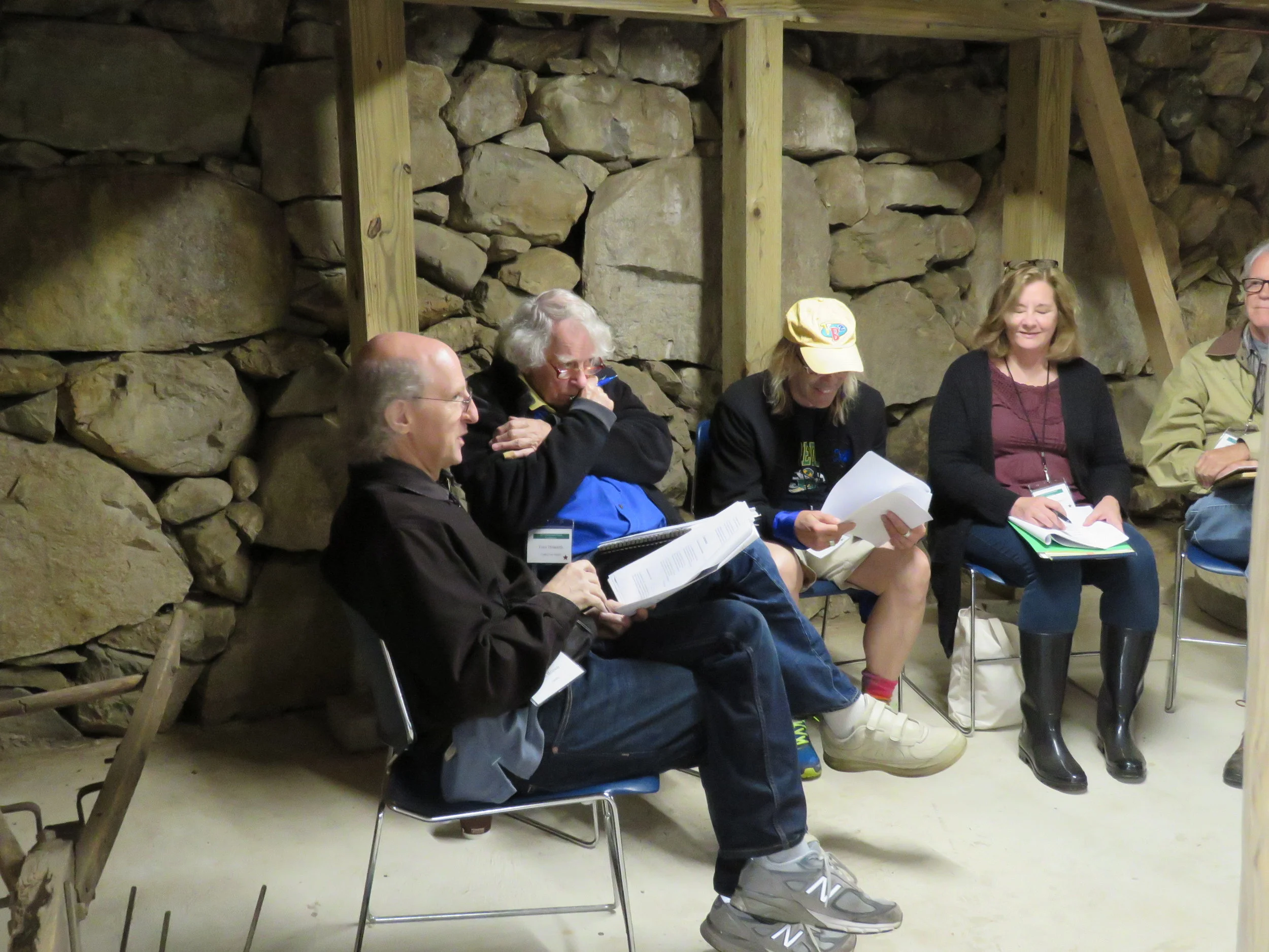 Dan Brown Holds a Workshop in Frost's Barn