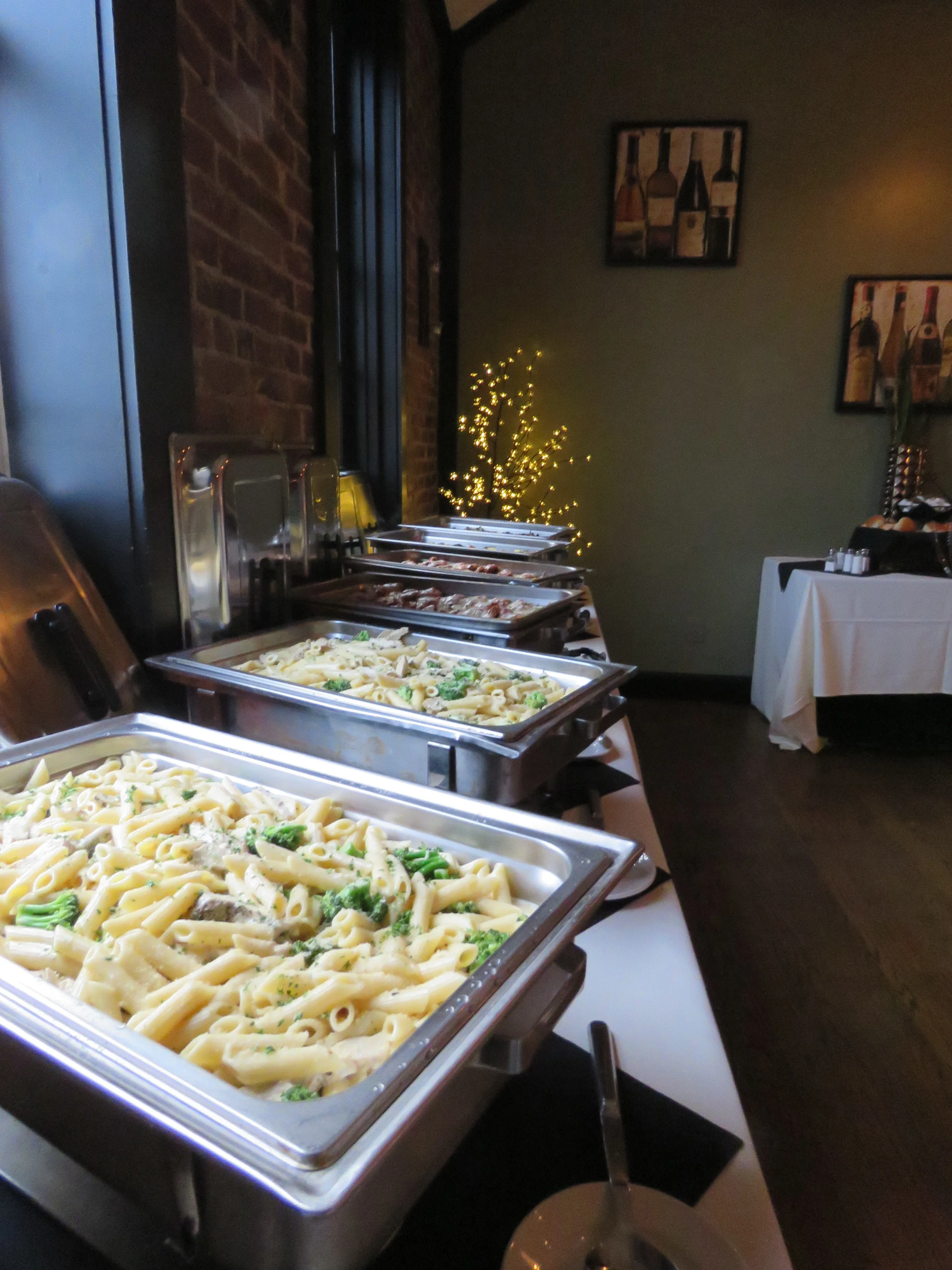 Dinner Awaits a Hall of Hard-working Poets