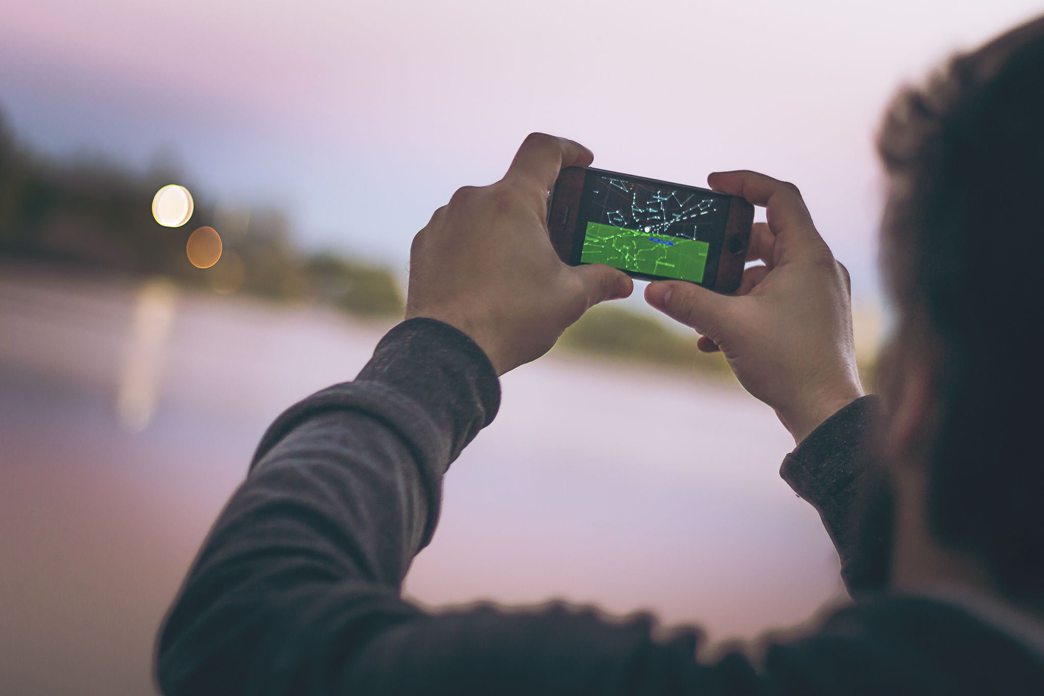"Planets" for iPhone: An app featuring augmented reality to help find the position of the moon or planets and other spacial bodies. 
