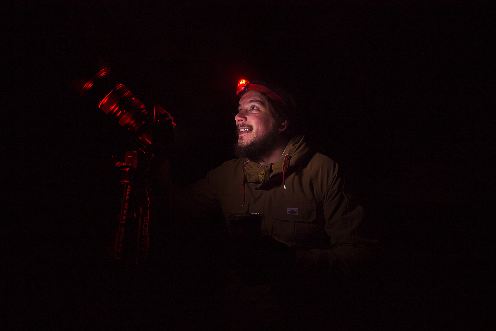 After erratically adjusting my sleeping schedule to accommodate for last year's "Blood Moon", I made it out and set up my gear only to be greeted by endless waves of cloud cover. 