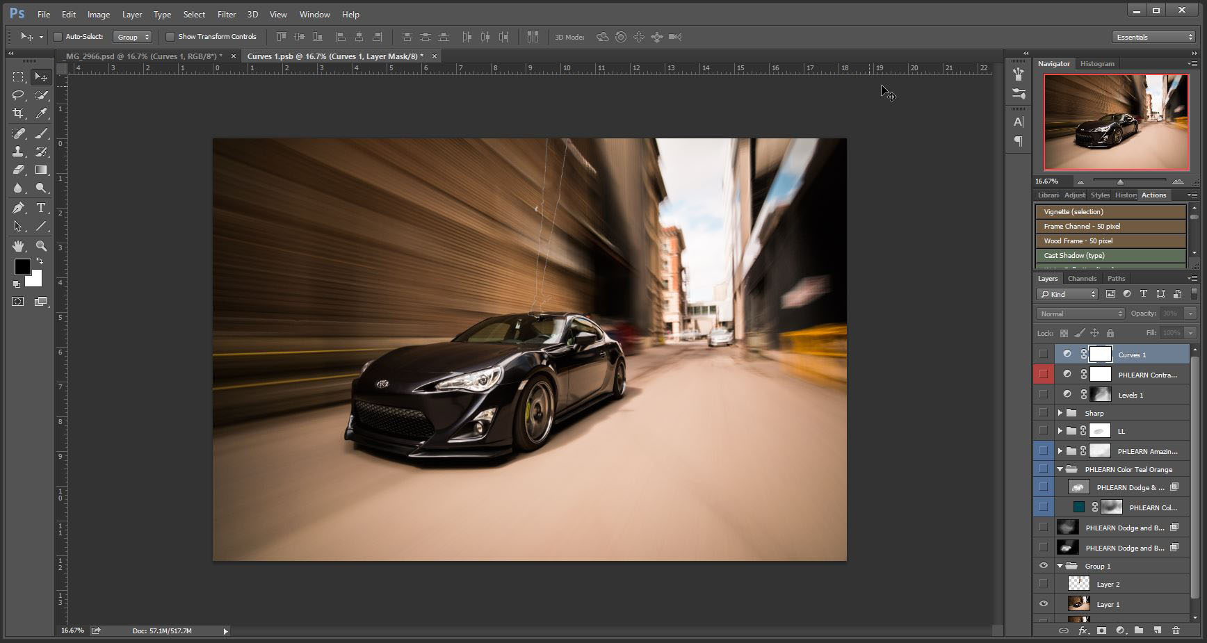 Removing the rig from the image.