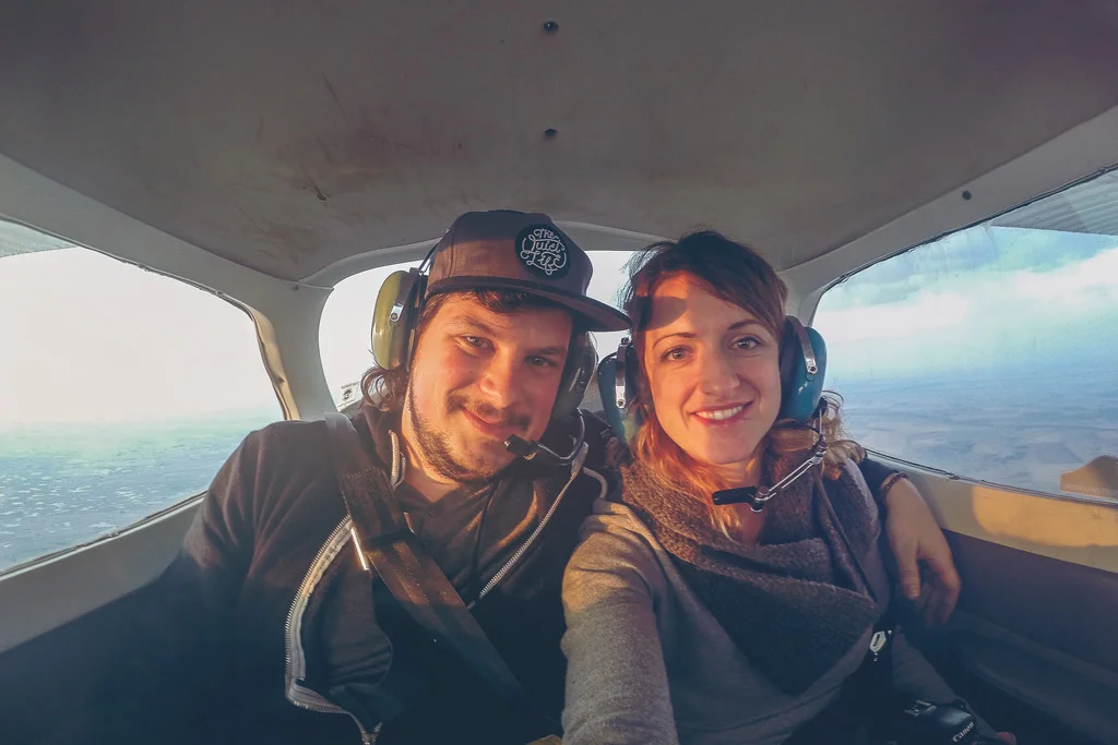 Bringing along the GoPro really paid off. Because the cabin was so tight, the ultra-wide angle helps capture everything. 