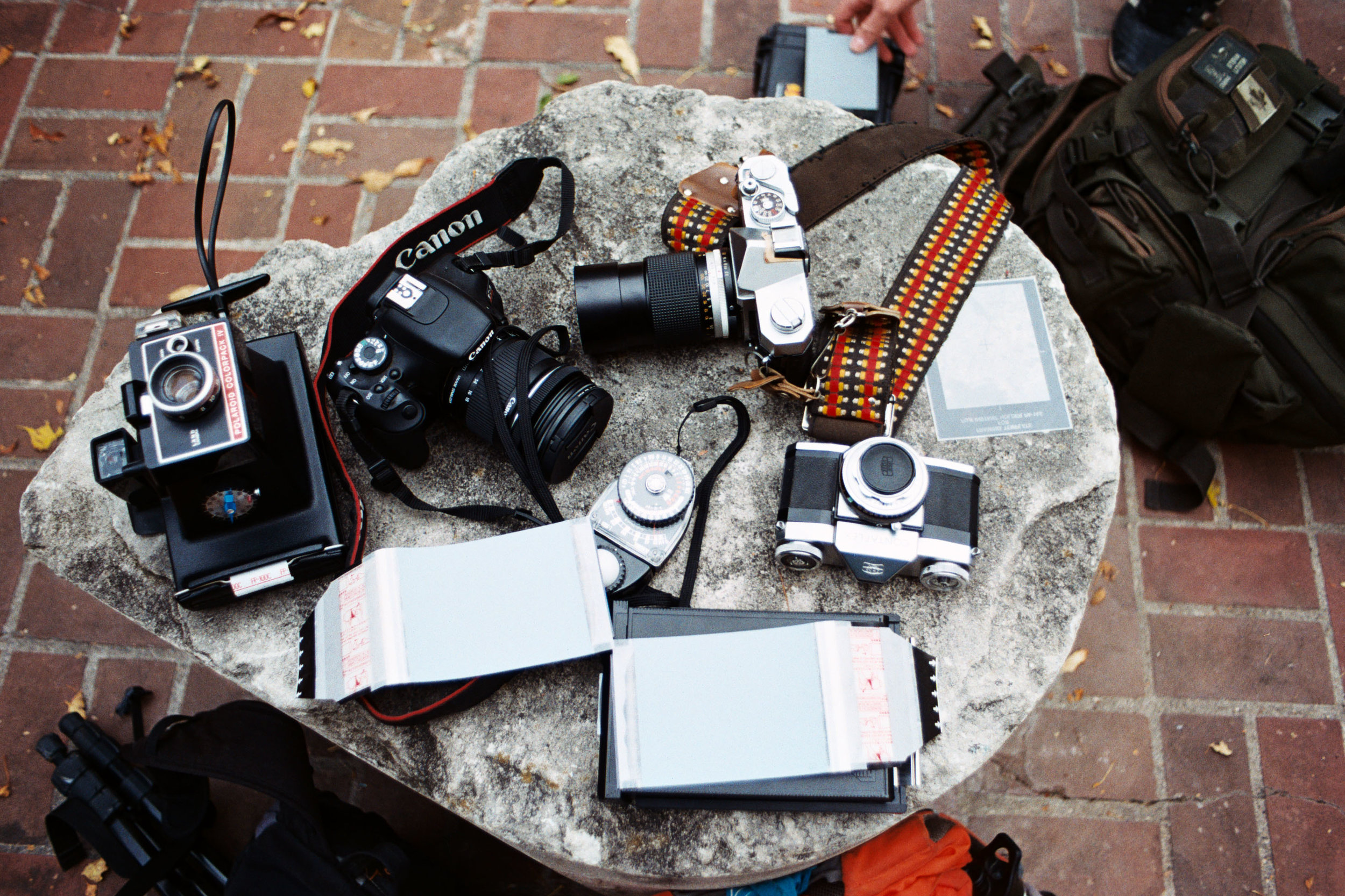 A small pile of cameras | September 2016
