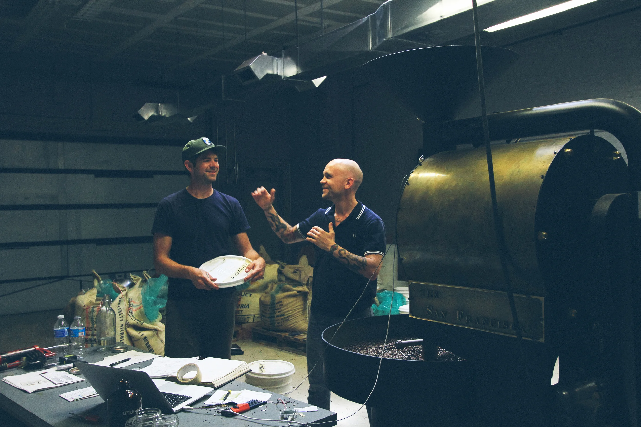 A combination of analog and digital technologies are used to create the perfect roast.