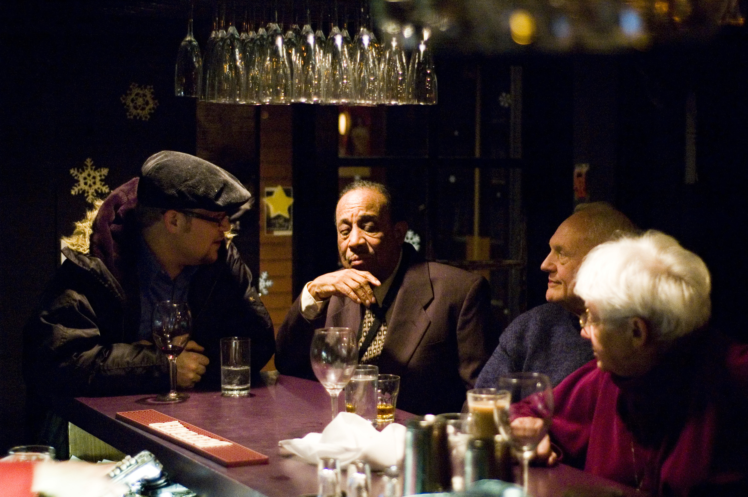IHS with Lou Donaldson at the Cellar, Vancouver, BC 2007. Photo by Steve Mynett