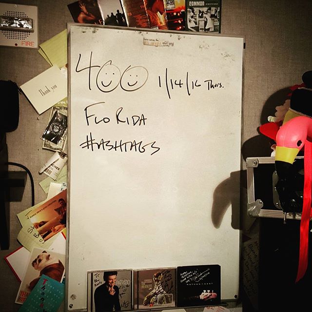 Hard to believe today is the 400th taping of the Tonight Show since I joined almost two years ago. Time flies! Here's to many more... #fallontonight #theroots