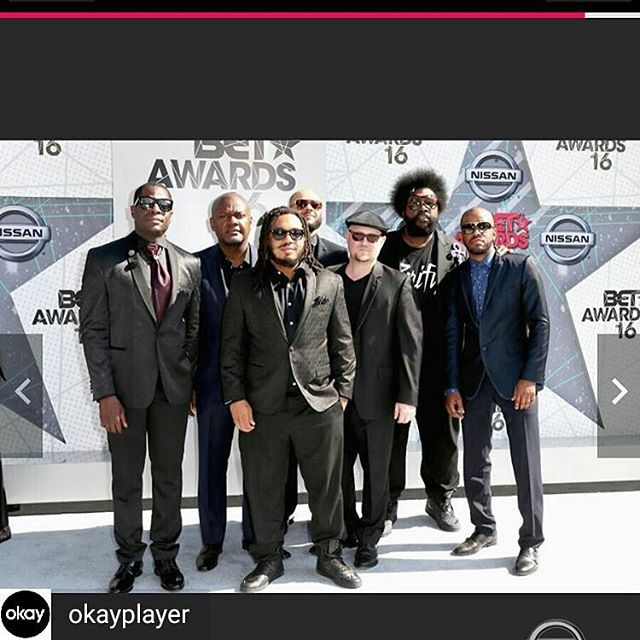 BET Awards with #theroots in LA over the weekend! RIP Prince. Regram from @okayplayer