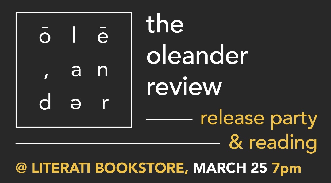 Oleander Review Release Party & Reading