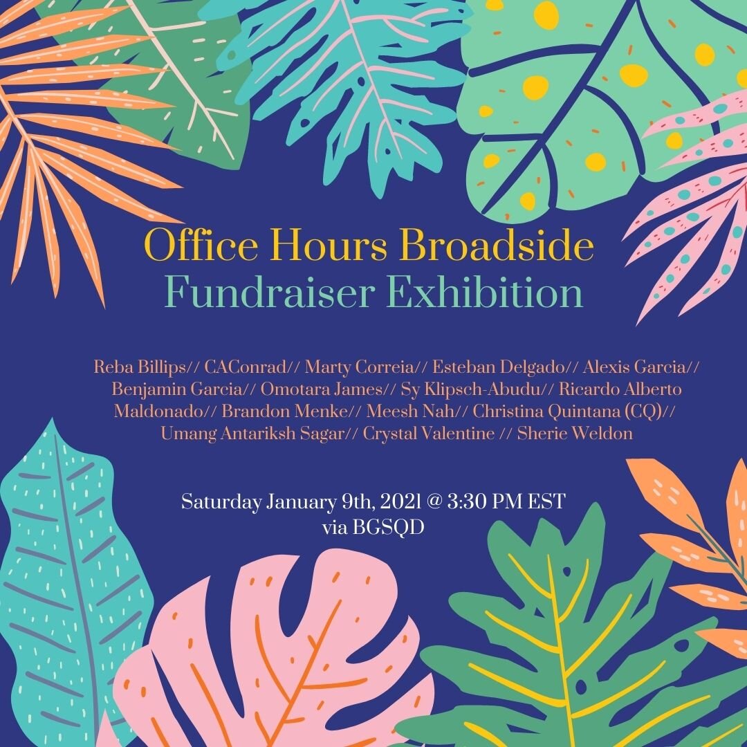 Office Hours Broadside Fundraiser Event