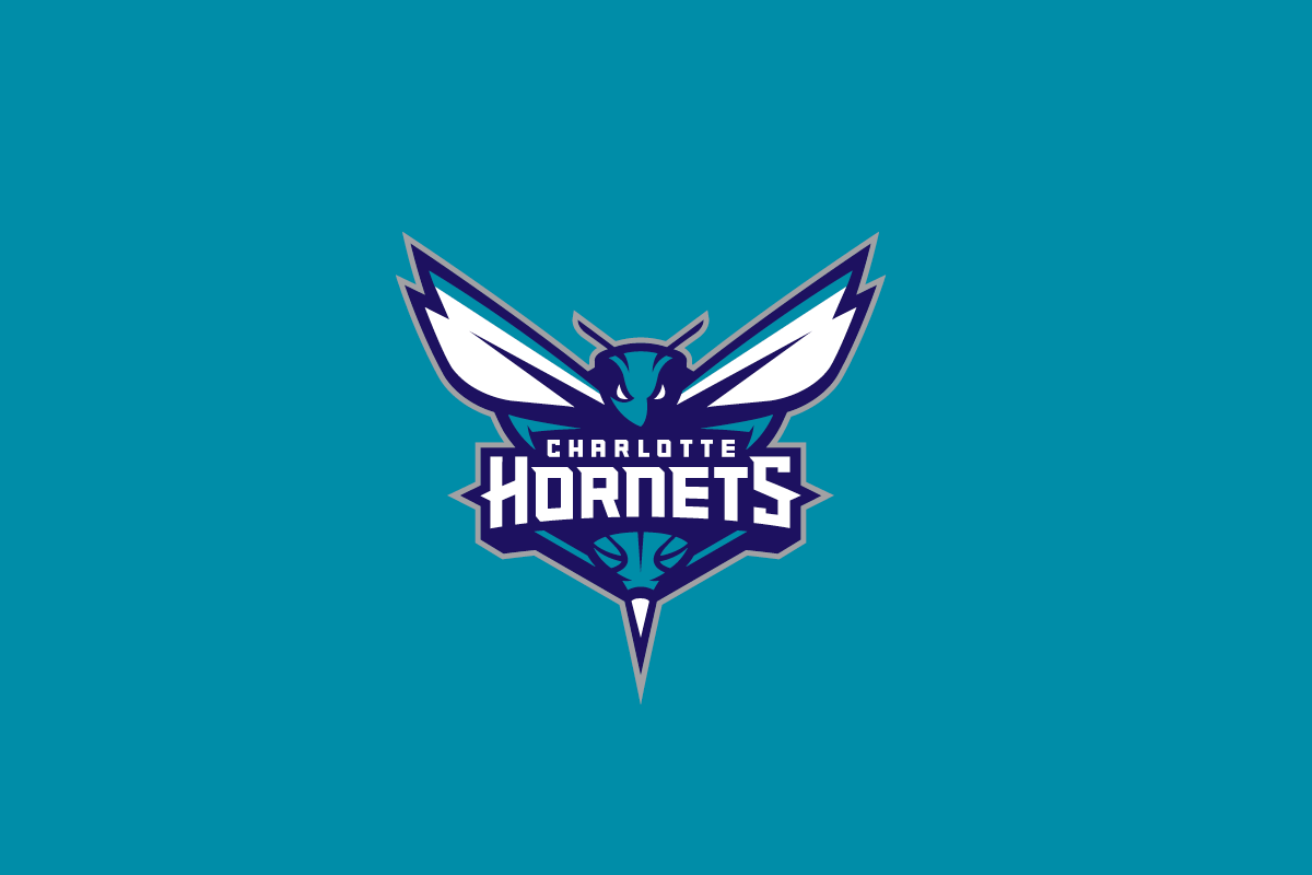 Charlotte Hornets primary logo — Darrin Crescenzi Design