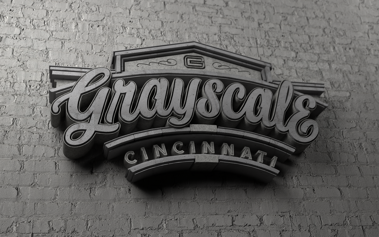 Grayscale Cincinnati Branding