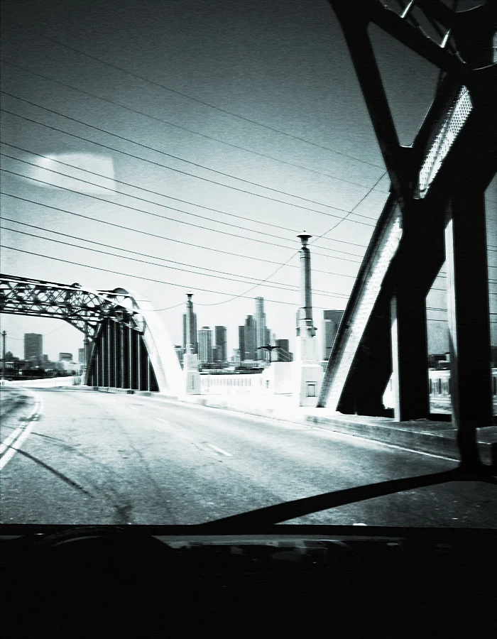 Whether it be Hip-Hop, or that underground sound only a few know and appreciate....it's all a moment in time. Driving past the 6th street bridge from Boyle Heights to DTLA definitely has that same feeling. 