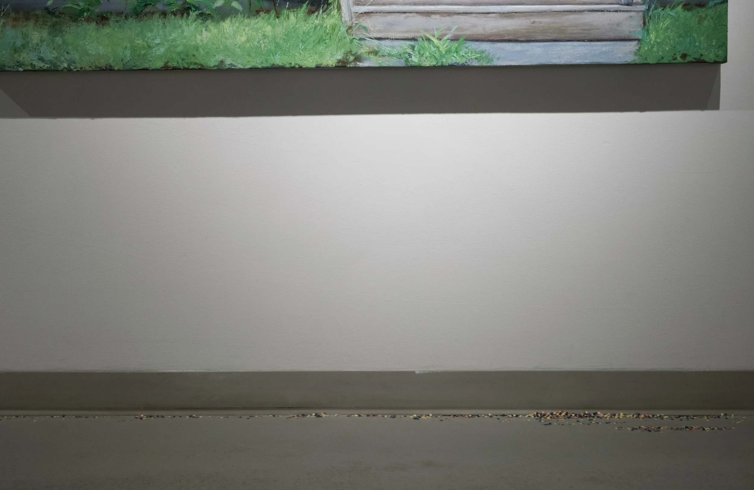 untitled. Porcelain with Mason Stains. Birmingham Bloomfield Art Center, 2015