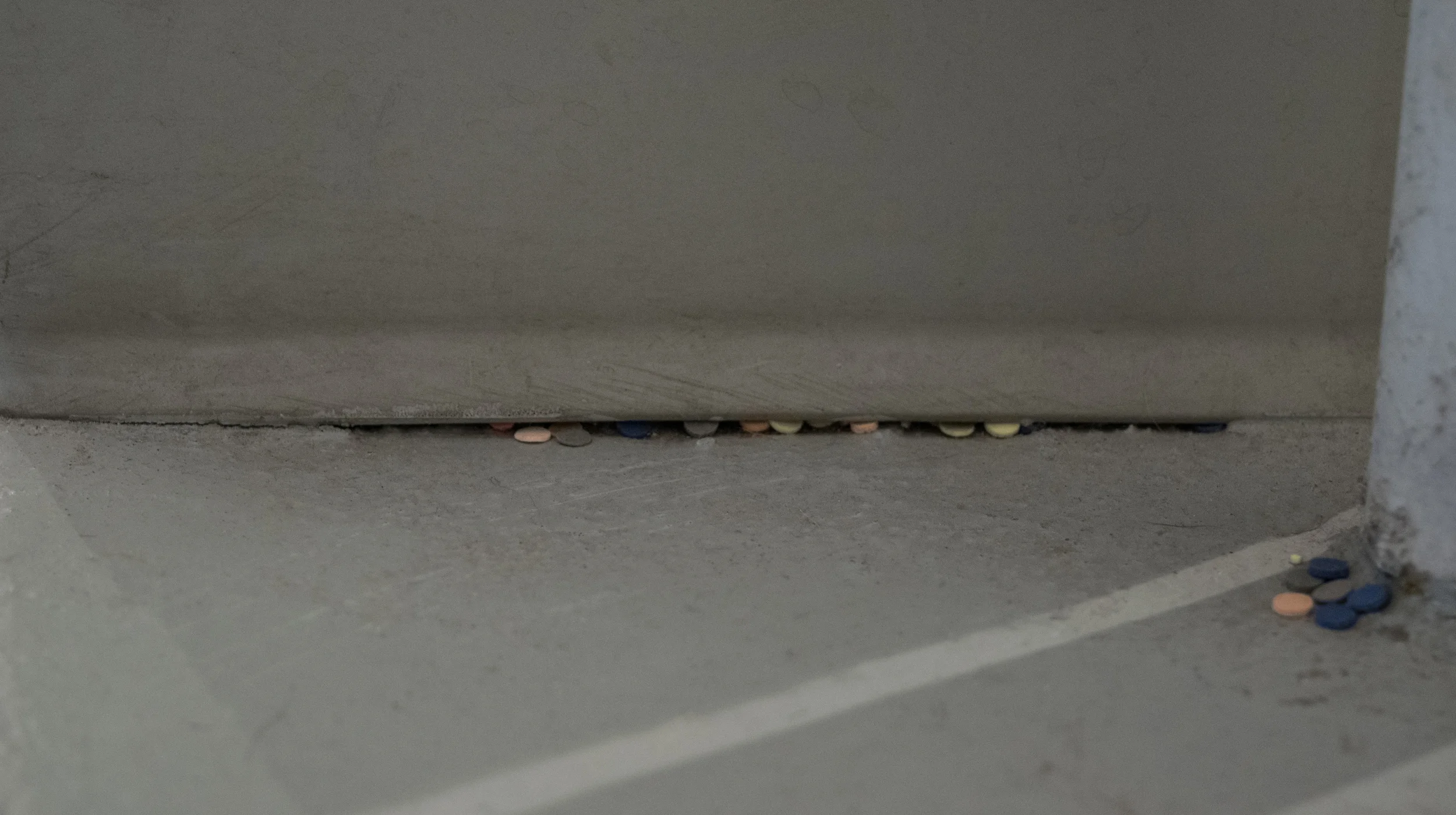 untitled. Porcelain with Mason Stains. Birmingham Bloomfield Art Center, 2015