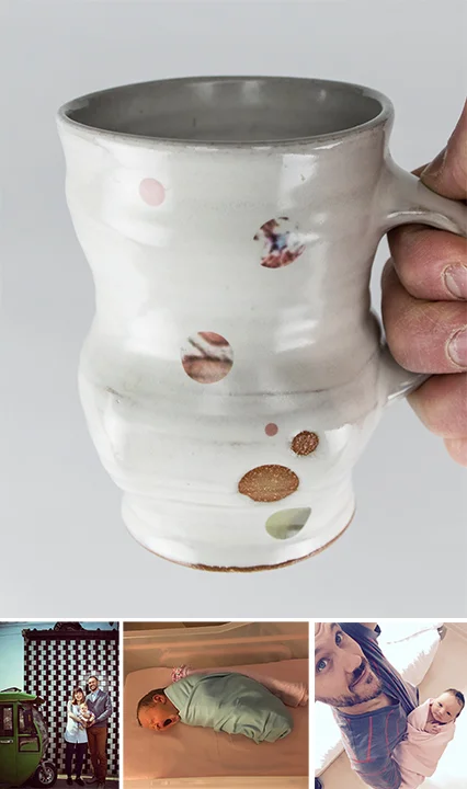 EXAMPLE: Mugs for Memories. Not for Sale. 