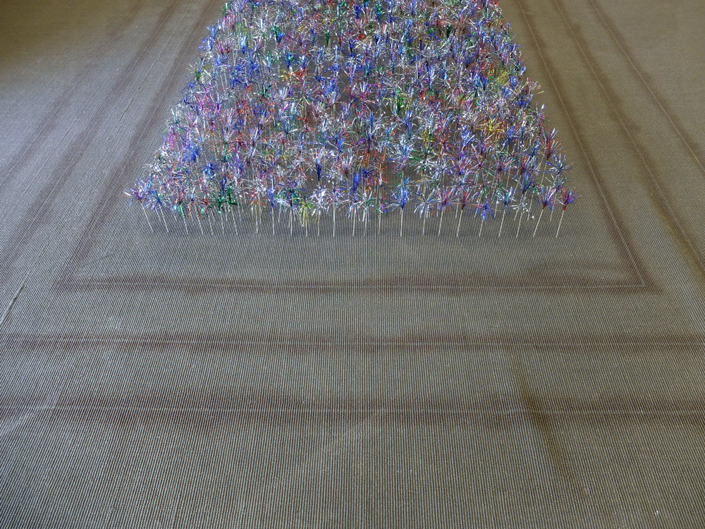 A.mazonia , 1000 glitter sticks, 59 x 70 inches (150 x 180 cm)