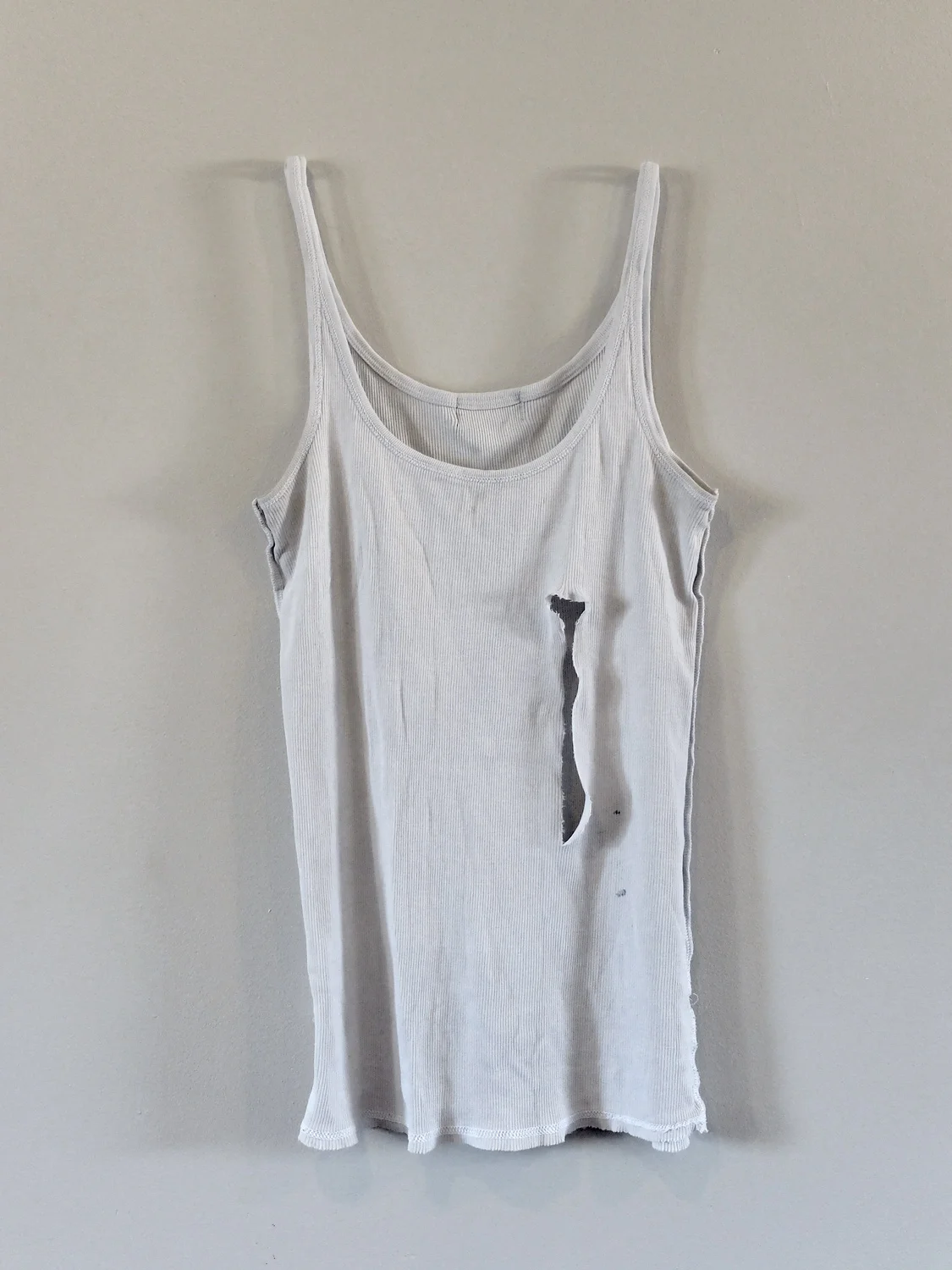Pouch I , used tank top, December 2014.