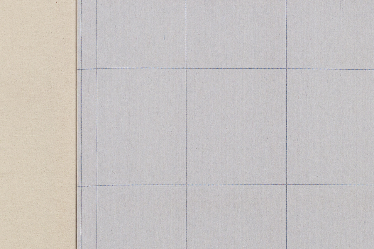 A Part (“Armure/Weave” series), solvent marker on cotton canvas, (142 x 120 cm) + (219 x 152 cm) - detail Photograph: Gilles Ribero
