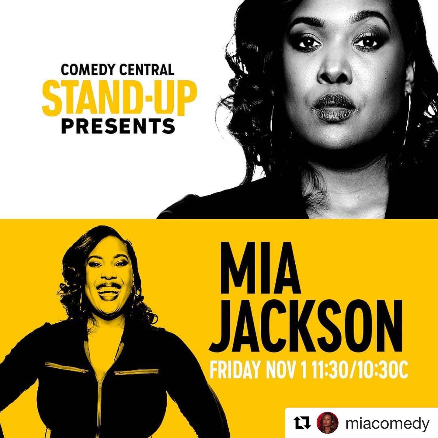 She has supported us so many times we had to return the favor. You&rsquo;ve seen her guest in a number of our shows now check her on tv! #Repost @miacomedy 
I'd be so happy if you decided to watch this tomorrow night on @comedycentral. 1130pm ET.