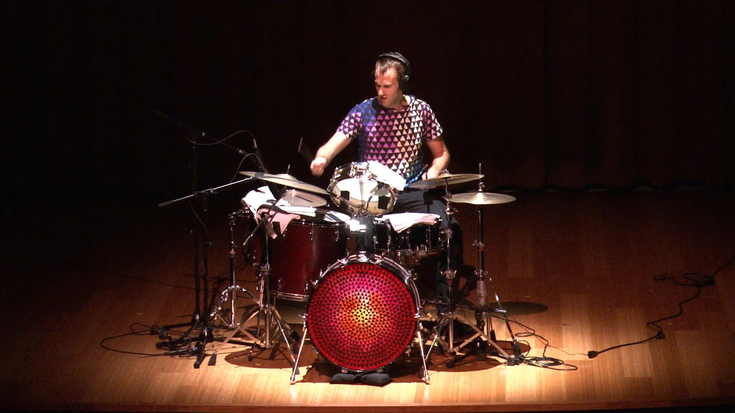 TSHIRT and DRUM HEAD DESIGN for concert