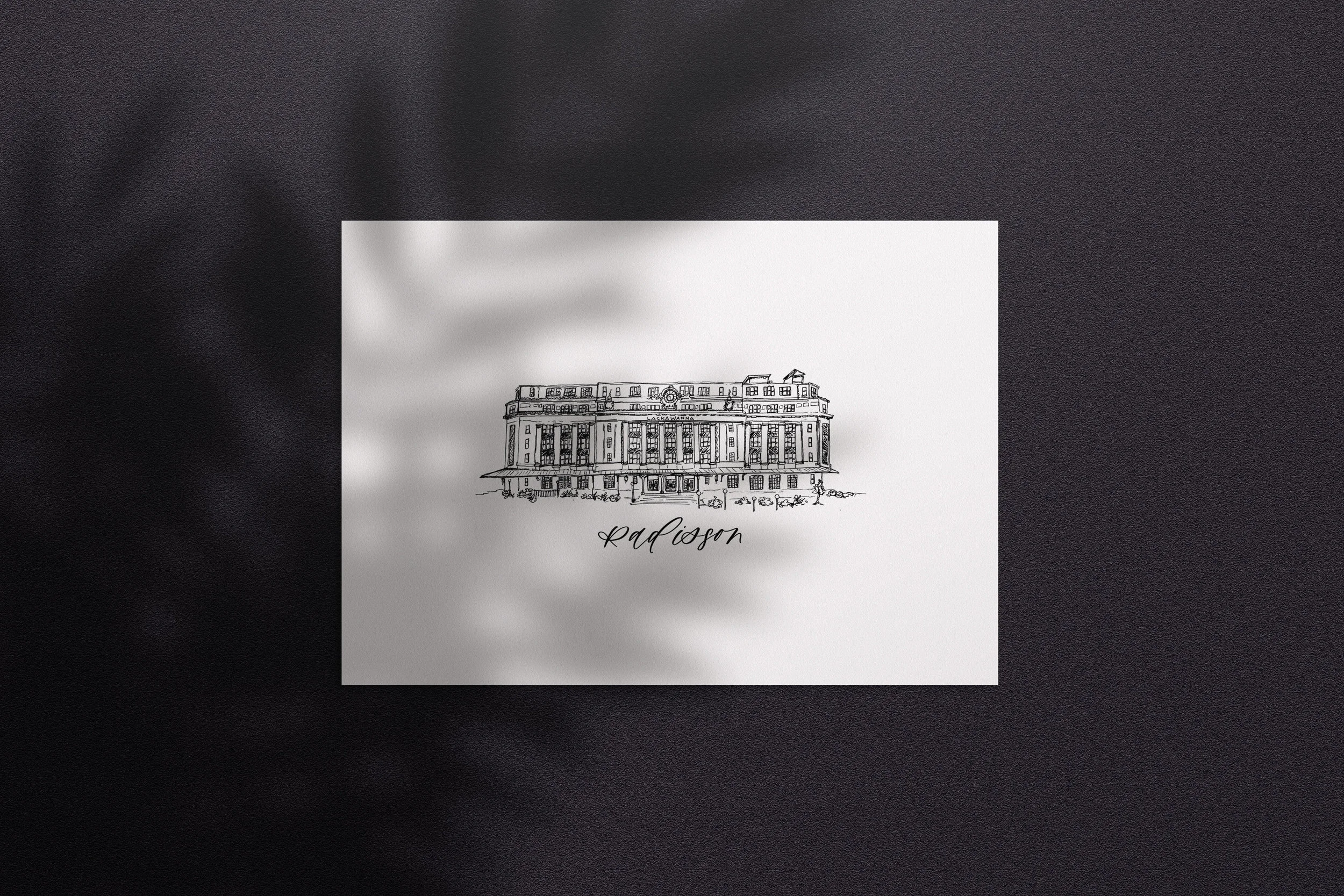 Radisson - Lackawanna Station Hotel Print