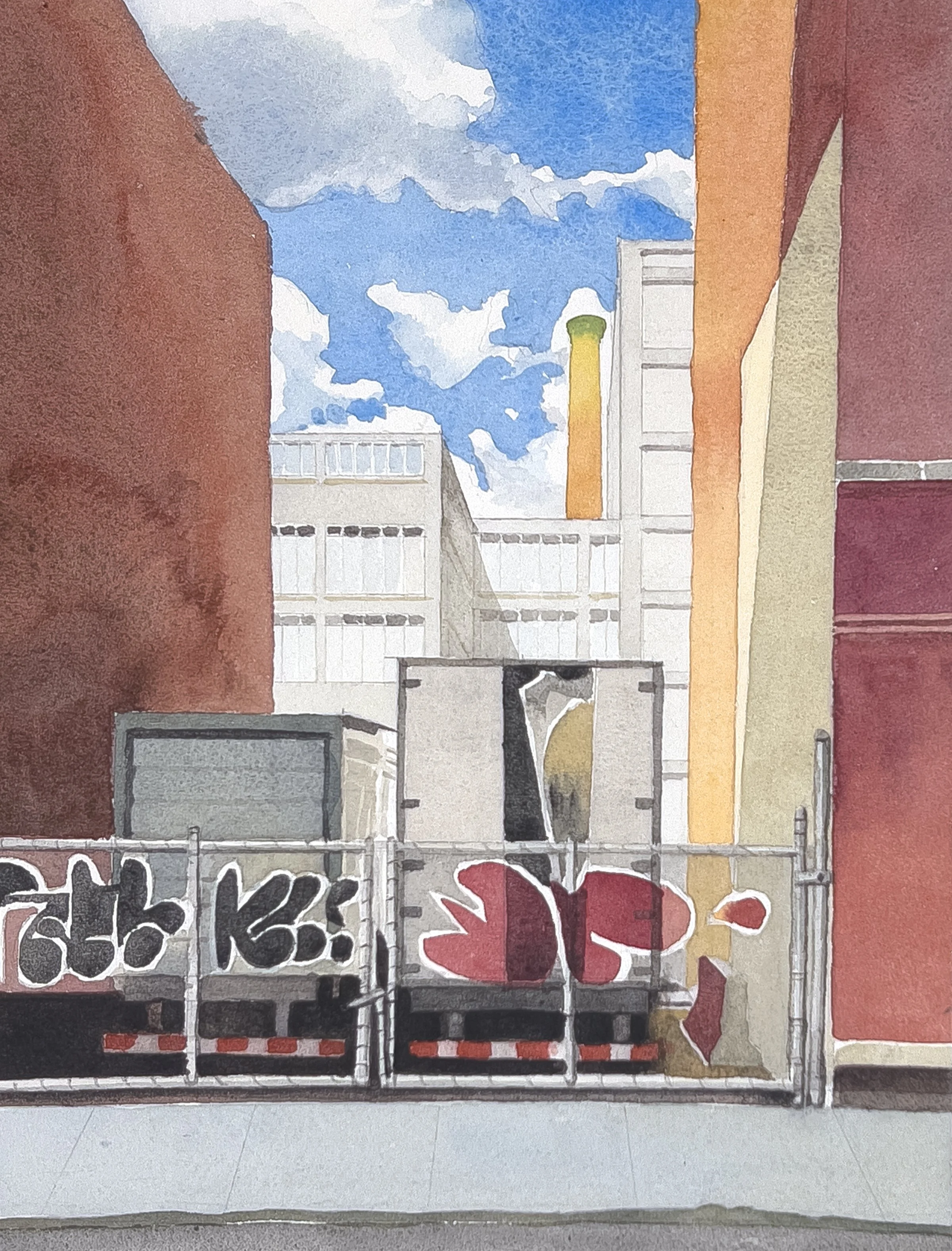 11th Avenue Alley, 8" x 10", 2025
