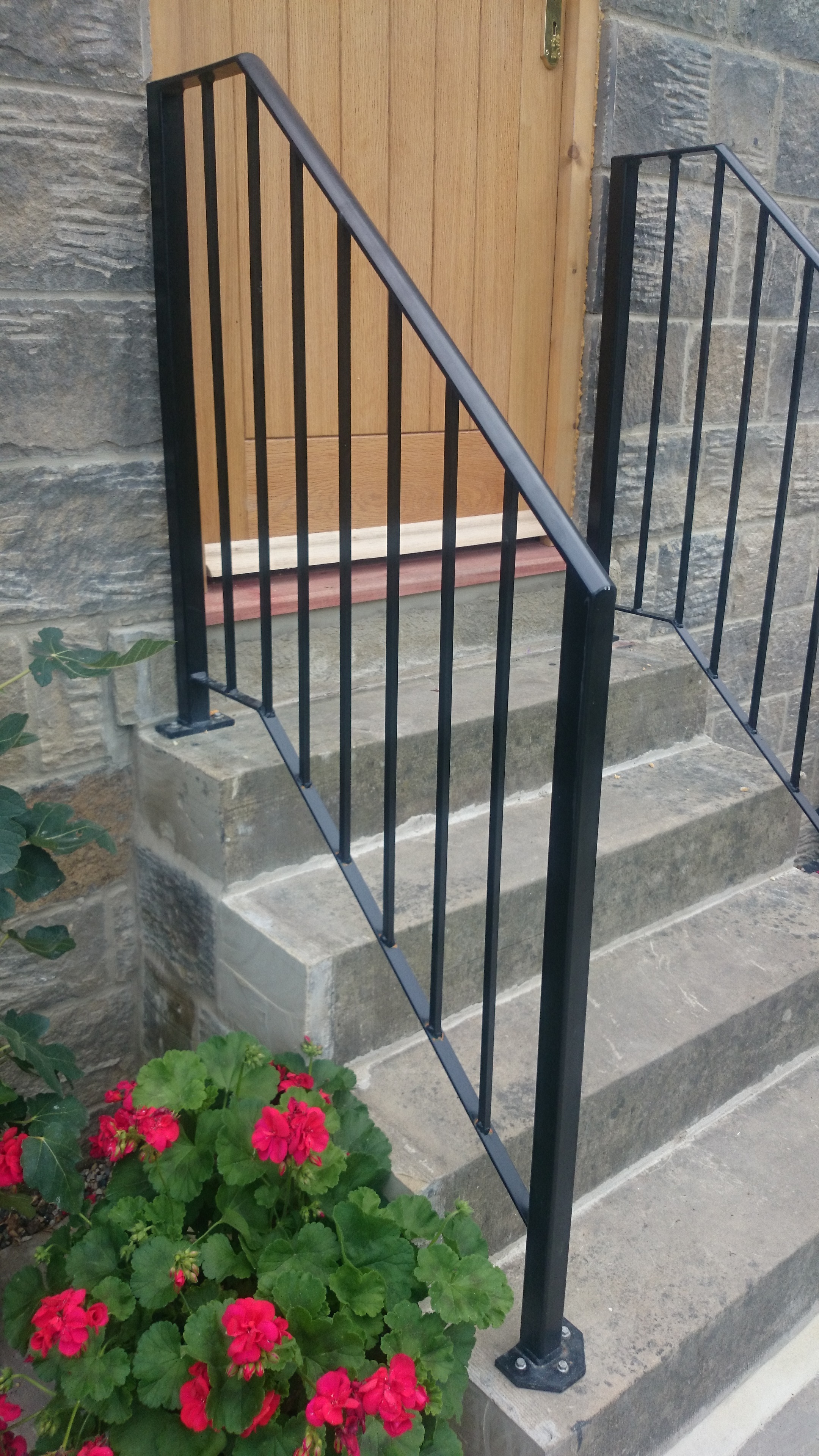Steps and handrails