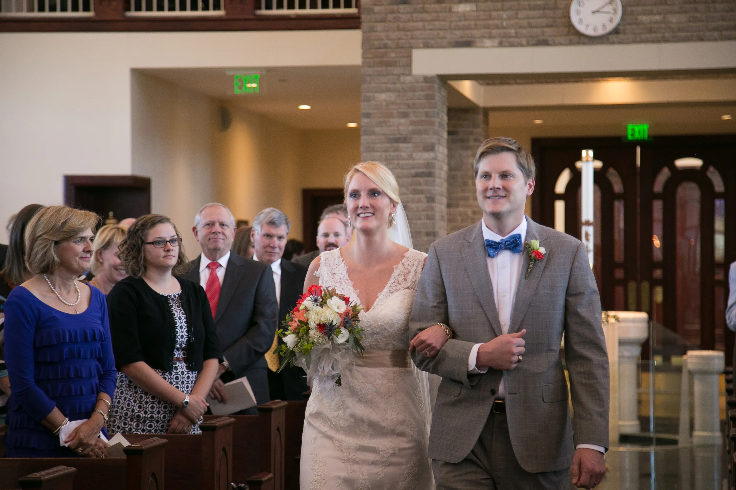 Bride with her brother