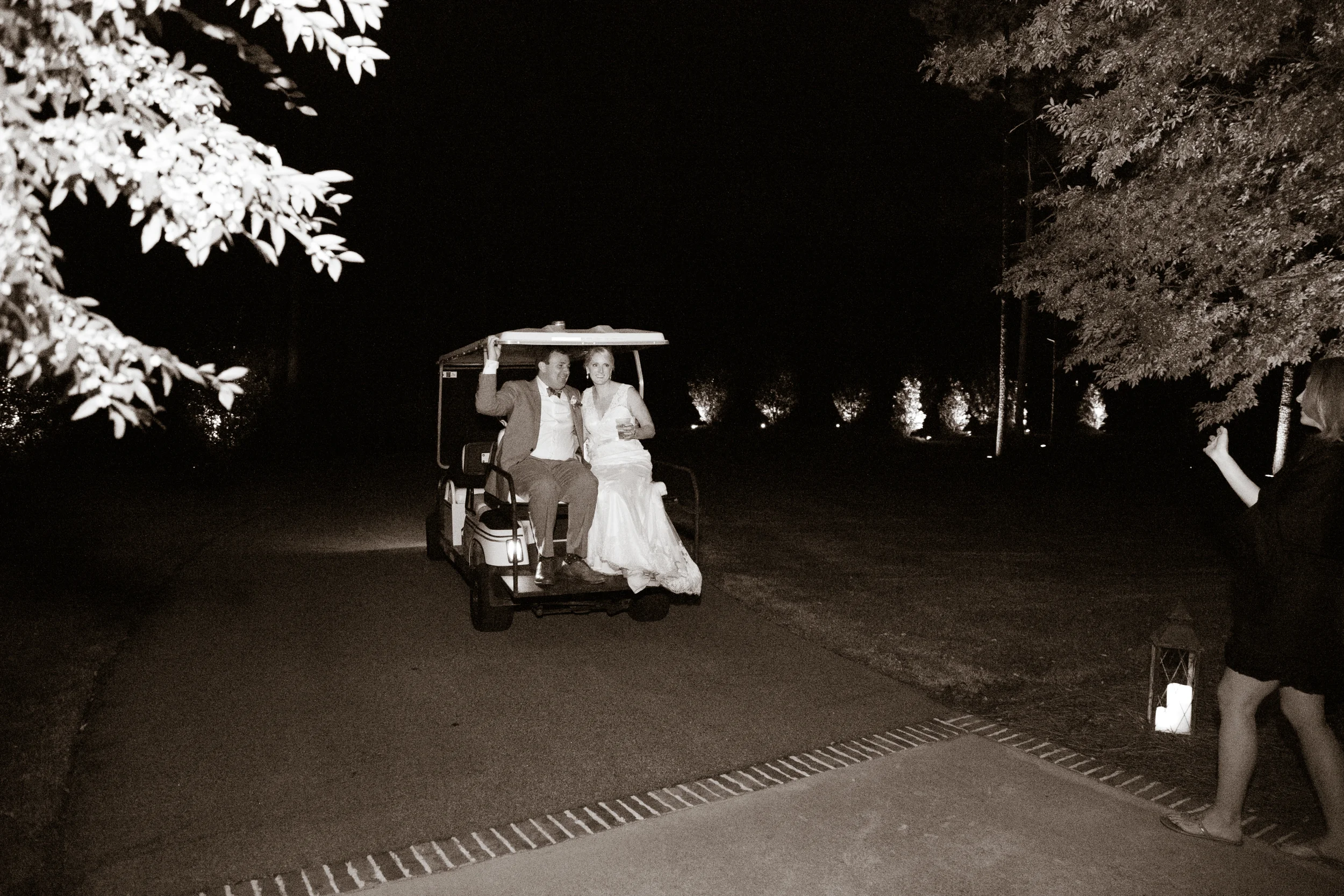 Get away on the golf cart