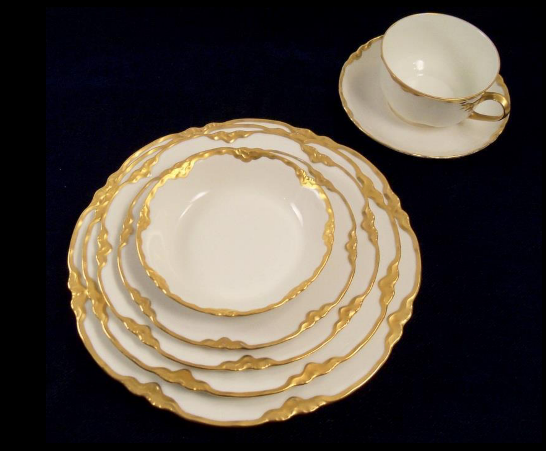 Haviland Limoges Ranson Heavy Gold China:Callie Weddings & Events:Charleston SC.png