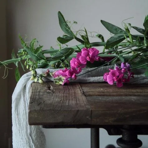 Organic Handloom Medium Weave Table Runner {2 colors}