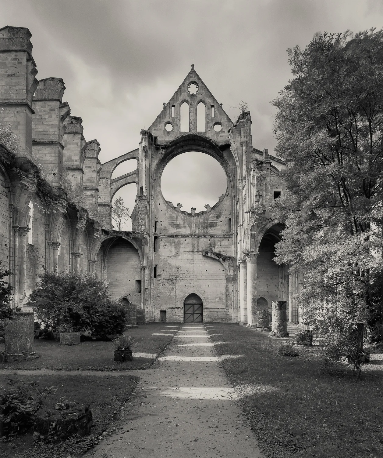 Ruins of the Nave looking West, Longpont