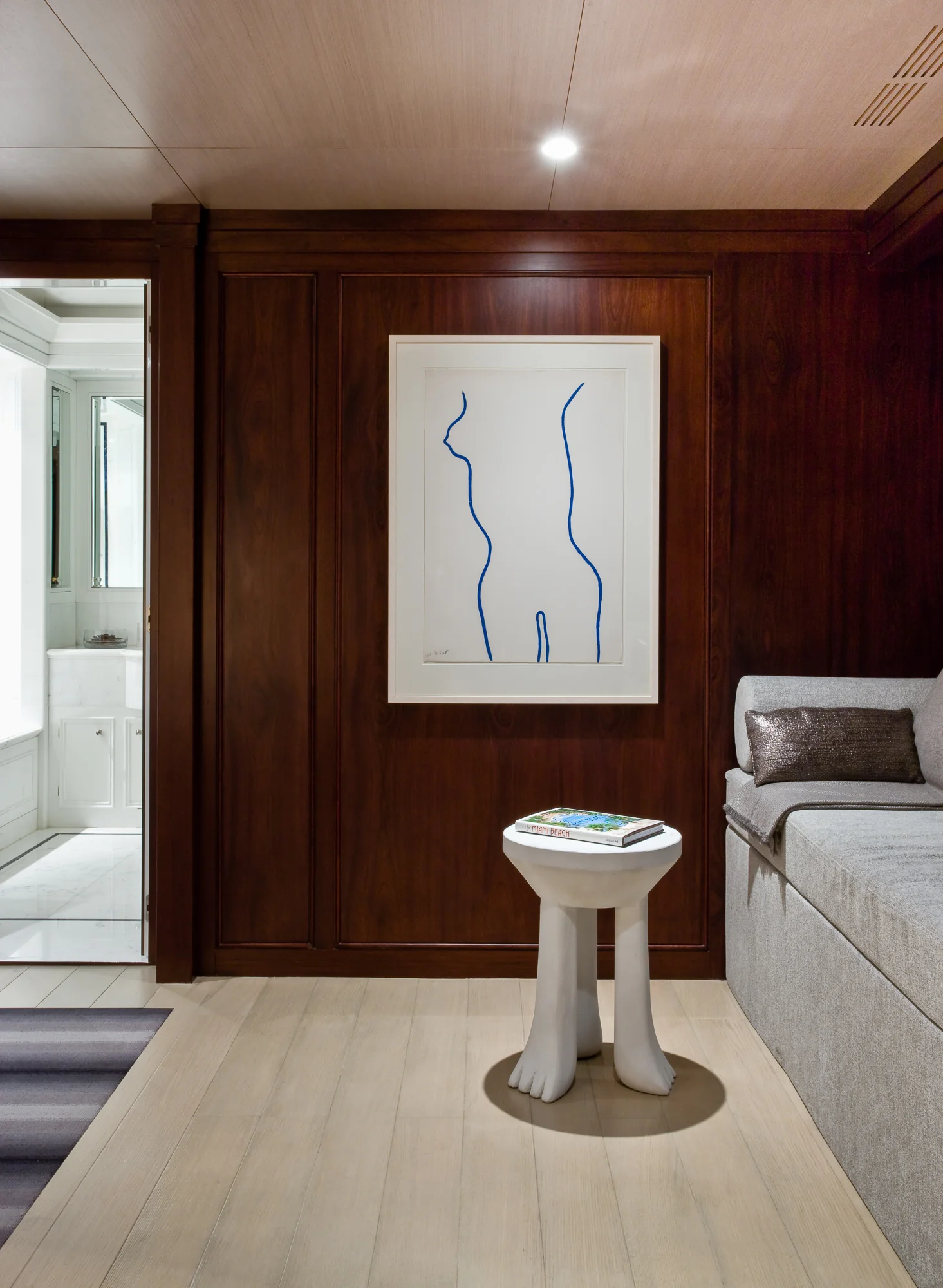 The yacht Cyan for Nina Seirafi Interior Design