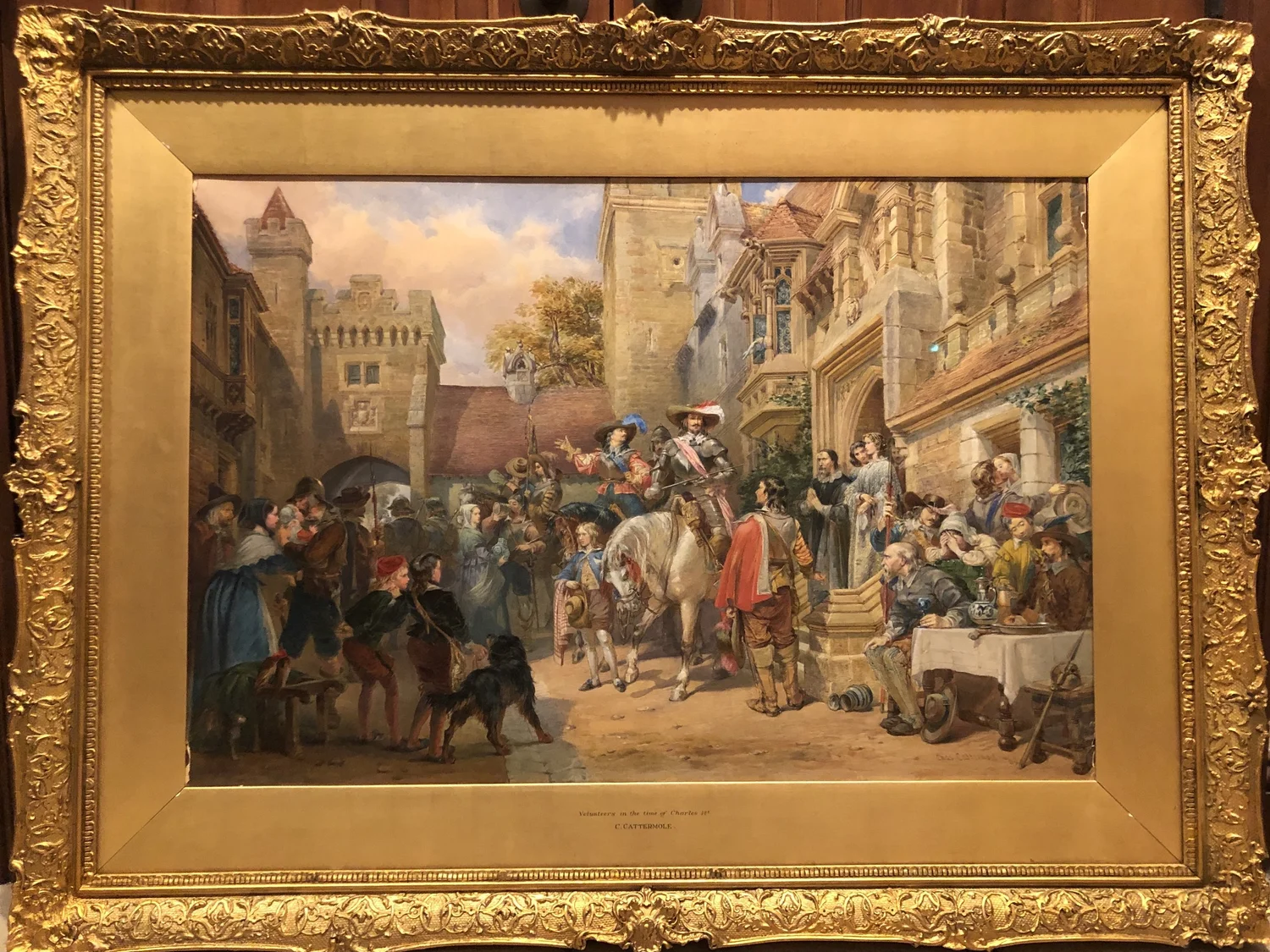 Charles Cattermole, Watercolor Painting, 
