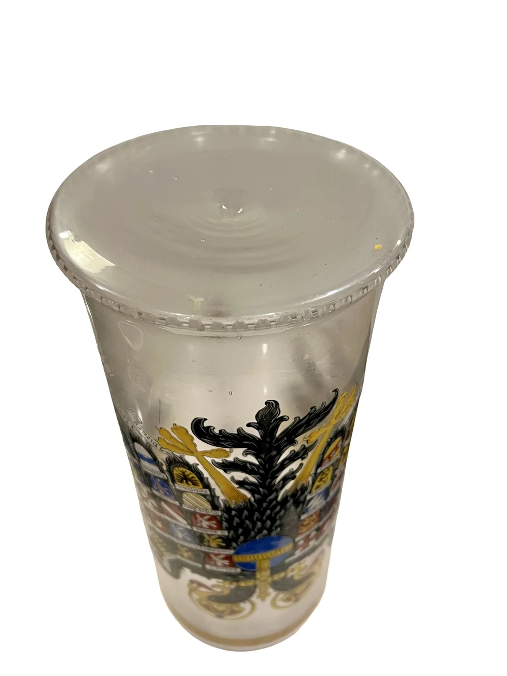 Fritz Heckert Historismus Reichsadlerhumpen - Monumental Enameled