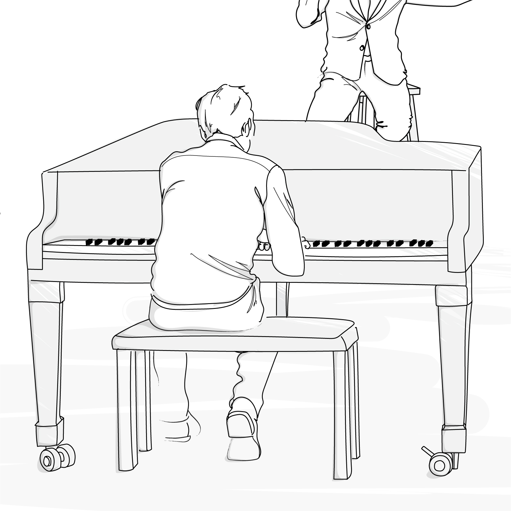 Piano player